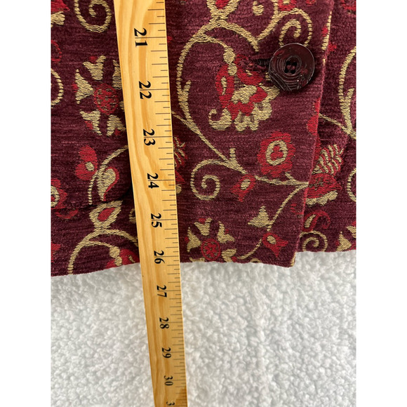 Austin Reed Womens Suit Jacket Blazer Multicolor Floral Pockets Long Sleeve XL - Picture 6 of 8